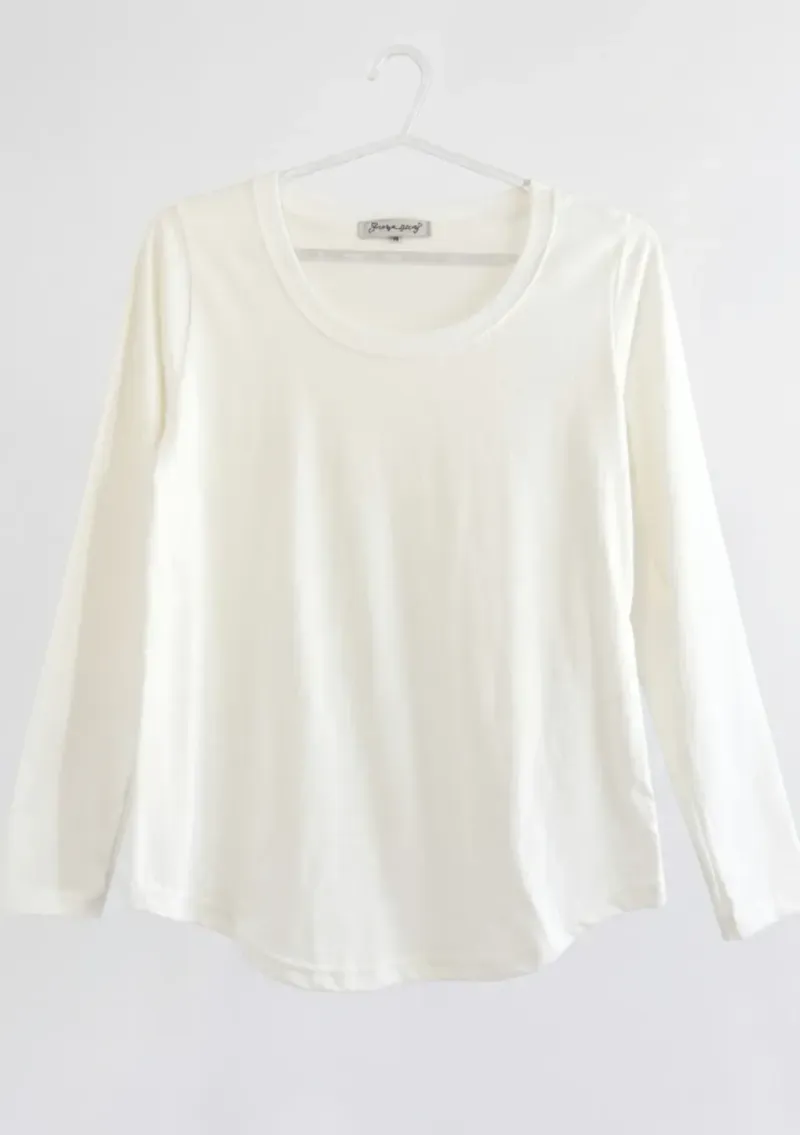 Camiseta de algodón - Crudo Talle S - Haya Paz