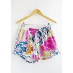 Short de rústico - Elsa con estampa excl. Flores Rosa Talle M - Haya Paz