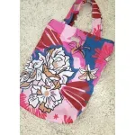 Tote bag - Diseño exclusivo Flores Azul y rosa - Haya Paz