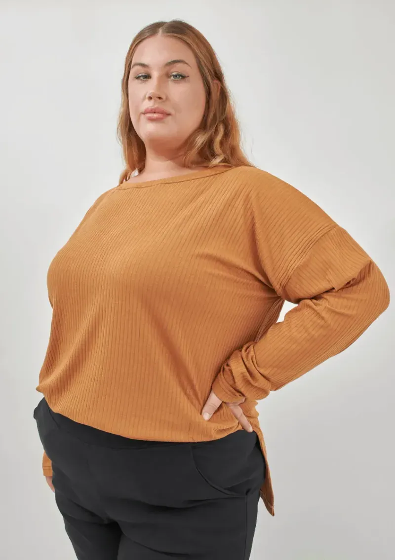 Remera Pachu de morley - Dulce de leche Talle XXL - Haya Paz
