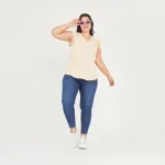 Remera Emma/Vainilla Talle S - Haya Paz