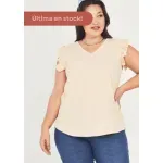 Remera Emma/Vainilla Talle S - Haya Paz