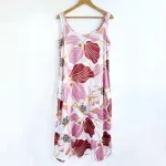 Vestido Nerine estampa excl. flores Rosa - modal soft Talle XXL - Haya Paz