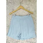 Short de lino - Celeste Talle M - Haya Paz