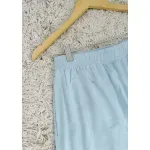 Short de lino - Celeste Talle M - Haya Paz