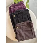 Pantalón de corderoy - Negro Talle M - Haya Paz