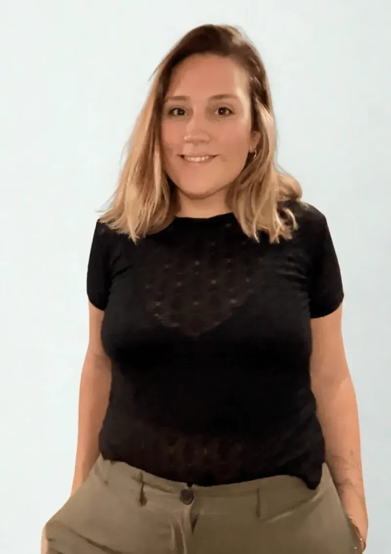 Remera de encaje + musculosa- Elena negro Talle M - Haya Paz