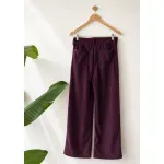 Pantalón de corderoy - Borgoña Talle L - Haya Paz