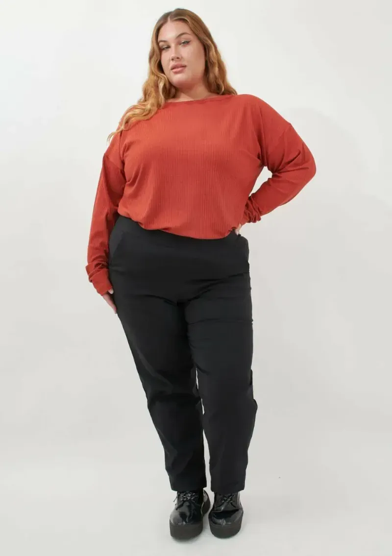 Remera Pachu de morley - Tomate Talle M - Haya Paz