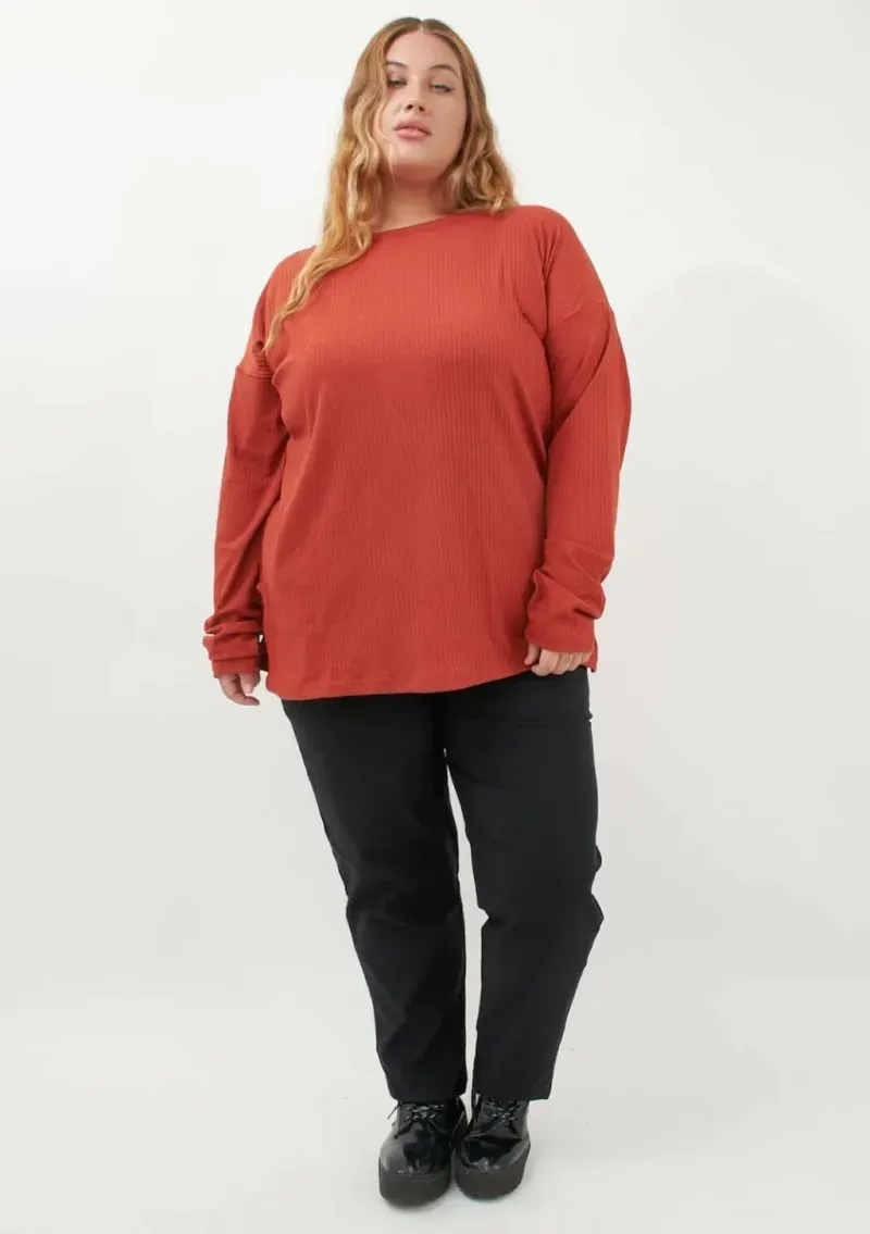 Remera Pachu de morley - Tomate Talle M - Haya Paz