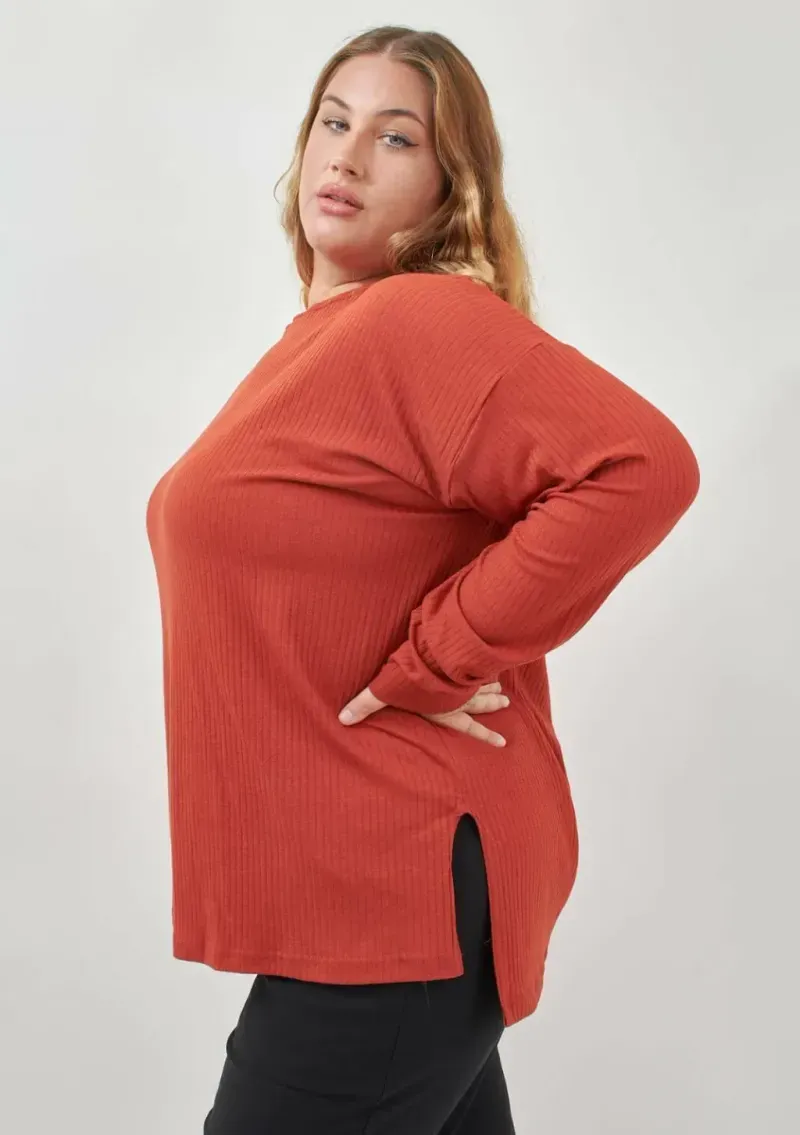 Remera Pachu de morley - Tomate Talle M - Haya Paz