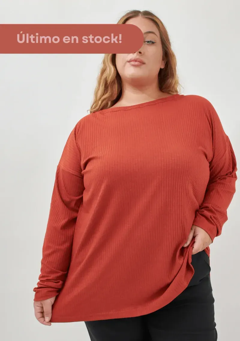 Remera Pachu de morley - Tomate Talle M - Haya Paz