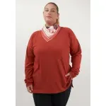 Remera Pachu de morley - Tomate Talle M - Haya Paz