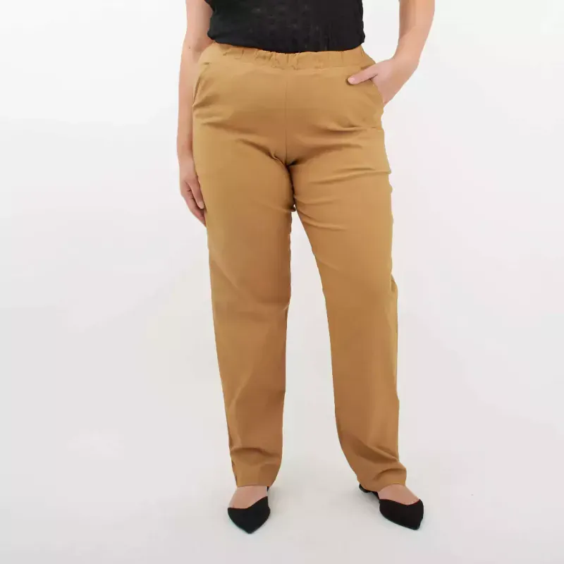 Pantalón Cami - Tostado Talle L - Haya Paz