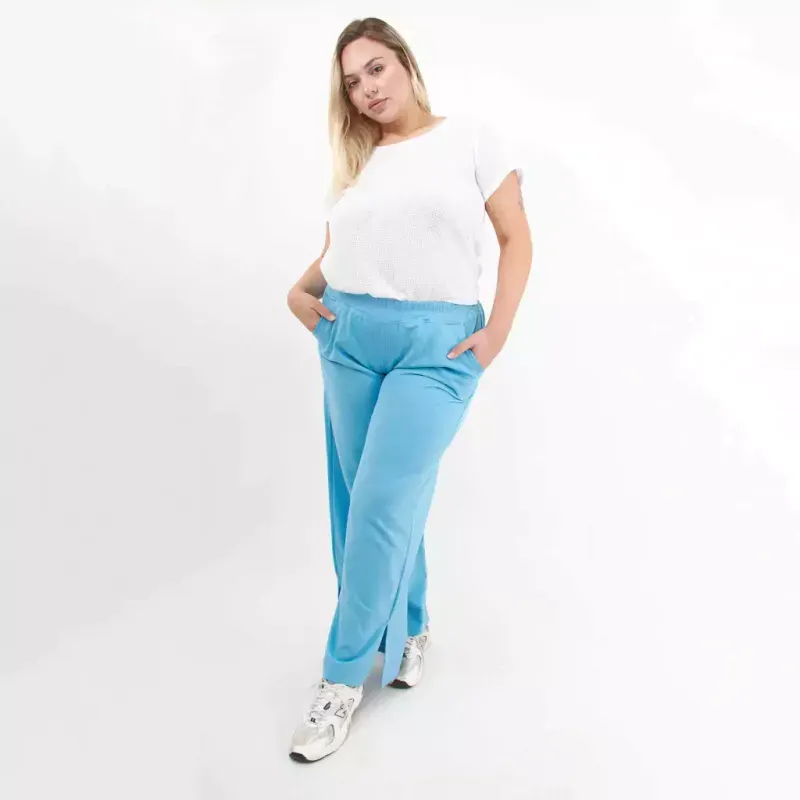 Pantalón Lucy Turquesa de Rústico Talle XL - Haya Paz