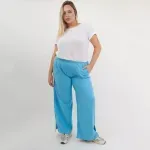 Pantalón Lucy Turquesa de Rústico Talle XL - Haya Paz