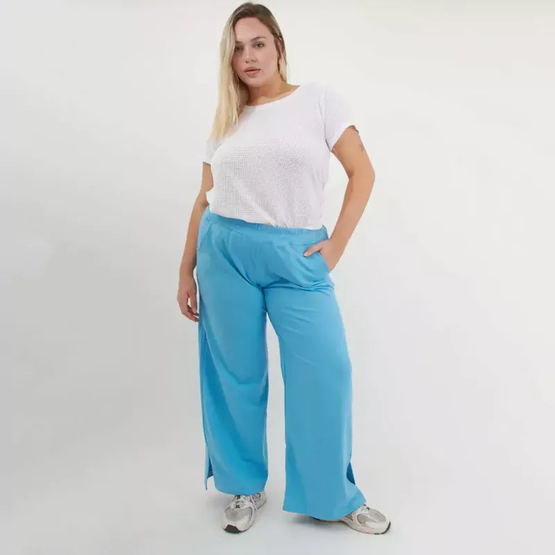 Pantalón Lucy Turquesa de Rústico Talle XL - Haya Paz