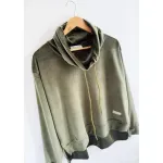 Buzo Sara de plush - Verde militar Talle XL - Haya Paz