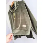 Buzo Sara de plush - Verde militar Talle XL - Haya Paz
