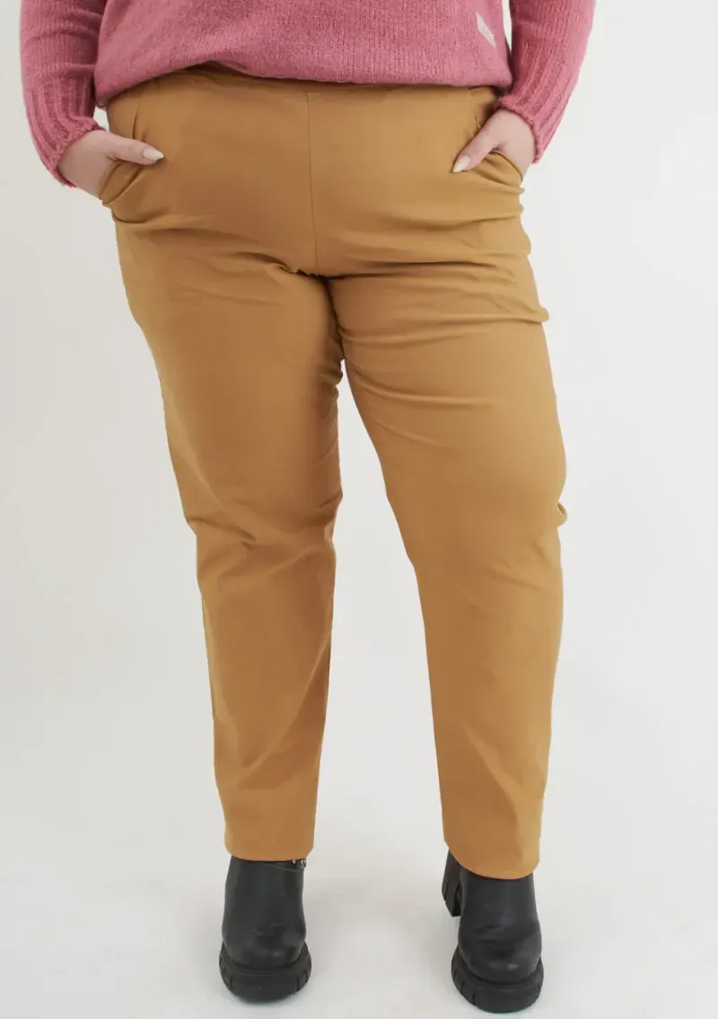 Pantalón Cami - Tostado Talle XL - Haya Paz