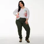 Pantalón Cami - Verde militar Talle L - Haya Paz
