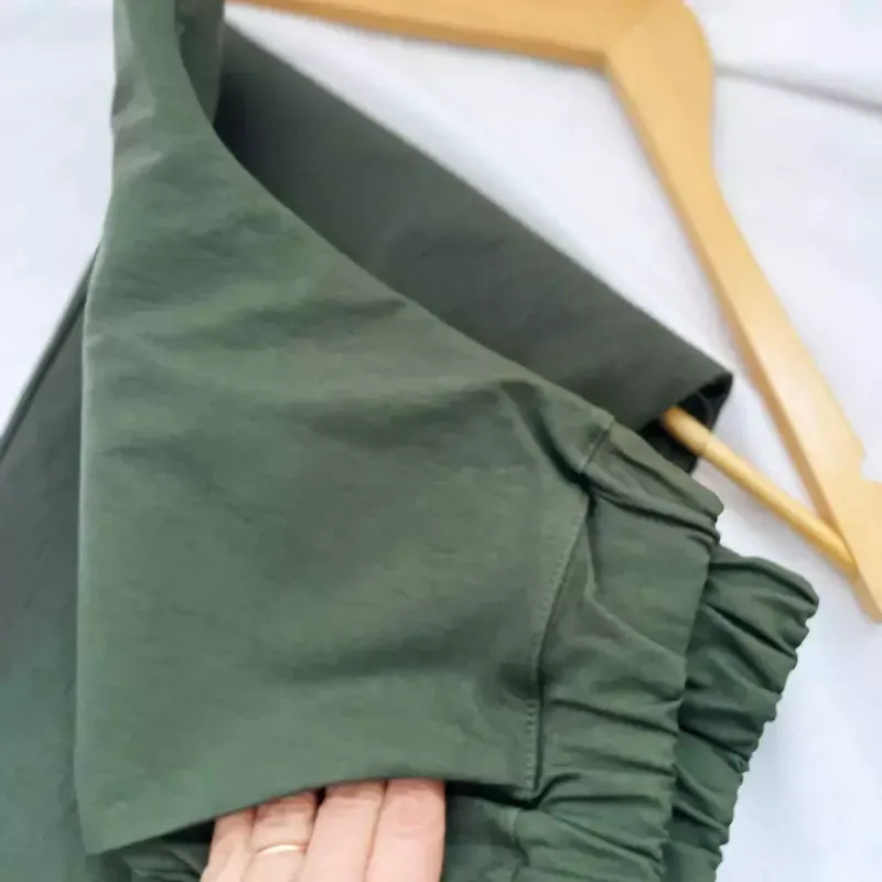 Pantalón Cami - Verde militar Talle L - Haya Paz