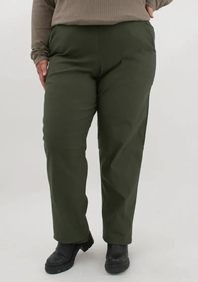 Pantalón Cami - Verde militar Talle L - Haya Paz