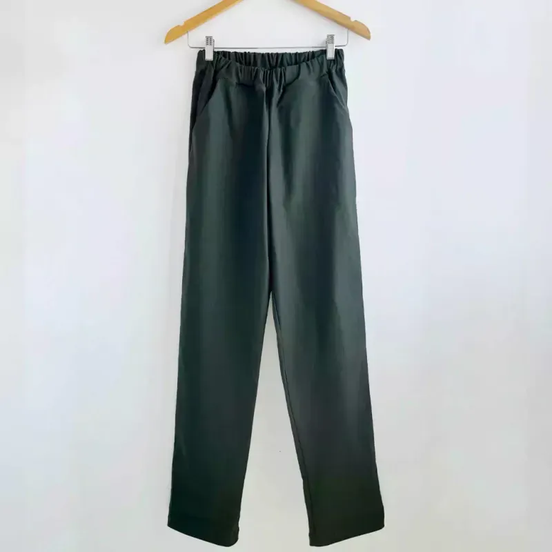 Pantalón Cami - Verde militar Talle L - Haya Paz