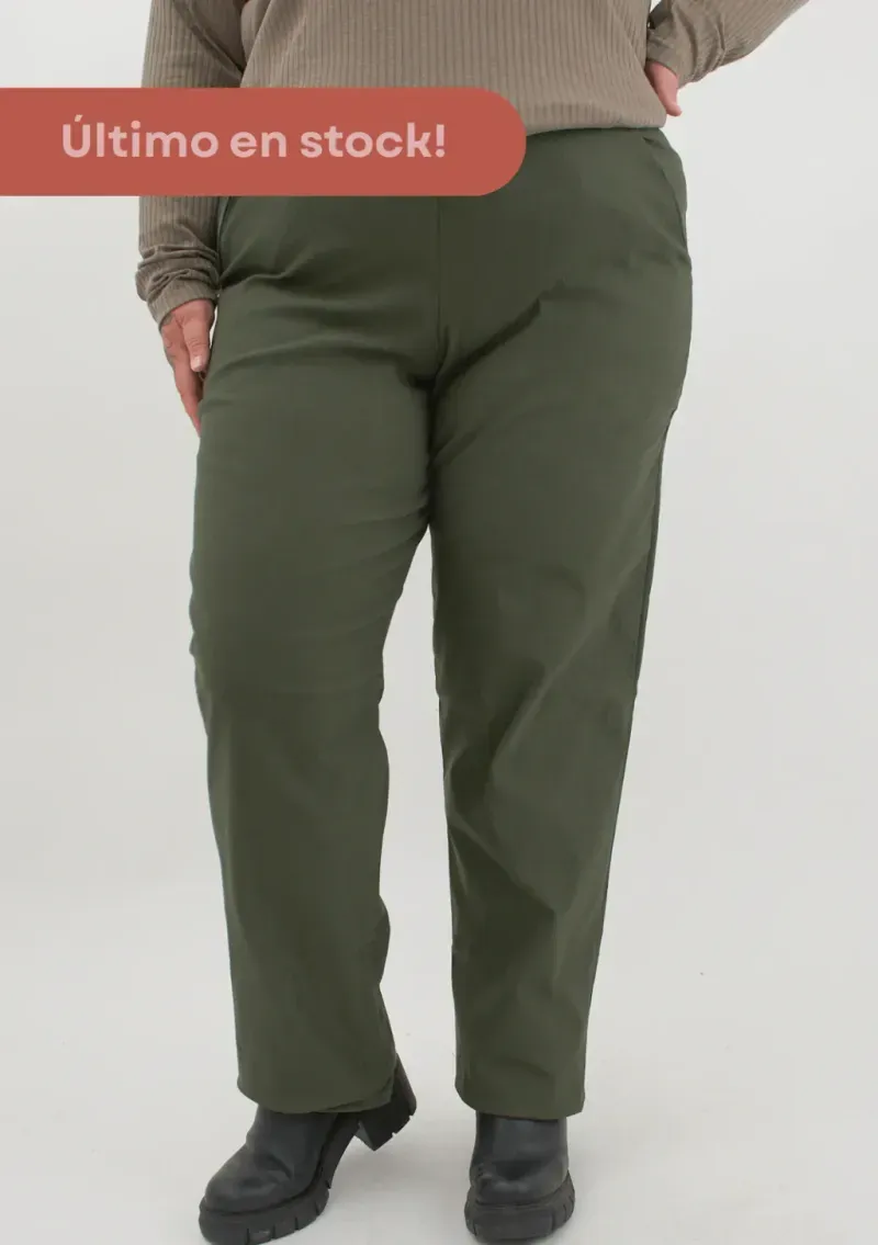 Pantalón Cami - Verde militar Talle L - Haya Paz