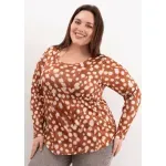 Remera de modal escote redondo - Eugenia Bambi Talle XXL - Haya Paz