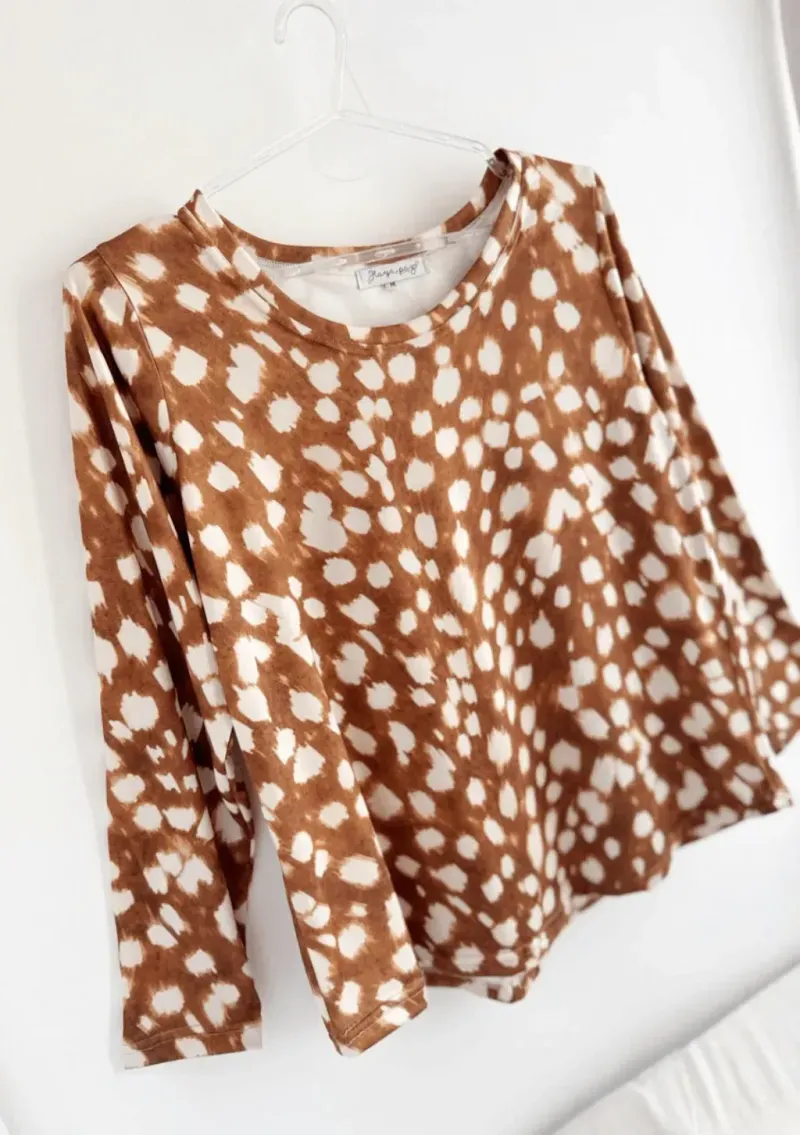 Remera de modal escote redondo - Eugenia Bambi Talle XXL - Haya Paz