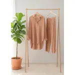 Conjunto de lino - Tostado Talle L - Haya Paz