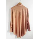 Camisa de lino - Tostado Talle 3XL - Haya Paz