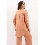 Camisa de lino - Tostado Talle 3XL - Haya Paz