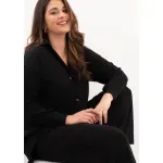 Camisa de lino - Negro Talle XXL - Haya Paz