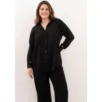 Camisa de lino - Negro Talle XXL - Haya Paz