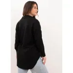Camisa de lino - Negro Talle XXL - Haya Paz