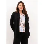 Camisa de lino - Negro Talle XXL - Haya Paz