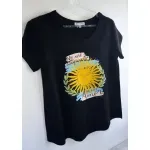 Remera de algodón escote redondo - Cápsula Arg. Sol Talle L - Haya Paz
