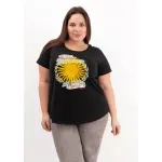 Remera de algodón escote redondo - Cápsula Arg. Sol Talle L - Haya Paz