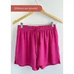 Short Mila - Lino Fucsia Talle M - Haya Paz