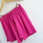 Short Mila - Lino Fucsia Talle M - Haya Paz
