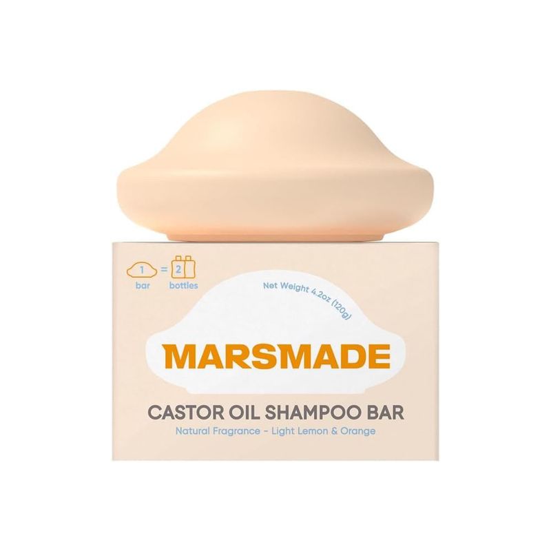 Champú Sólido Mars Made Aceite Ricino 120g