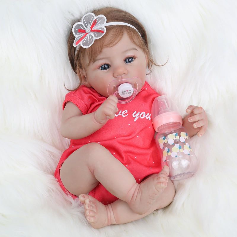 Muñeca Bebe Reborn Wooroy Abigail Realista 45 cm