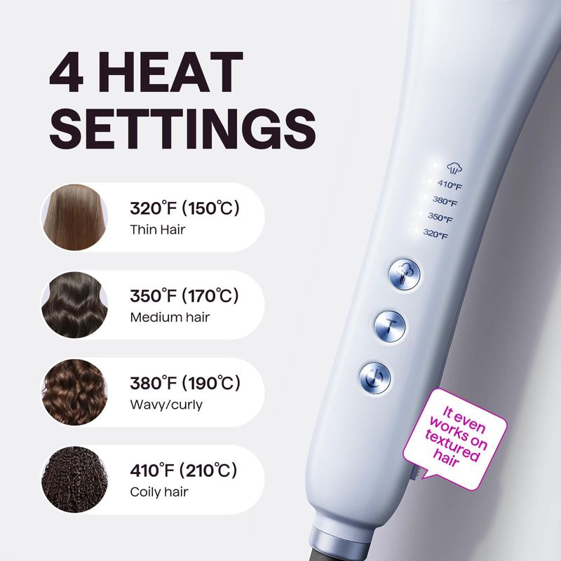Cepillo Alisador a Vapor Wavytalk Steamline Pro Cerámica 410°F