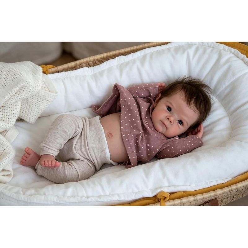 Muñeca Bebe Reborn Zero Pam Bettie Silicona Cuerpo Completo 45 cm