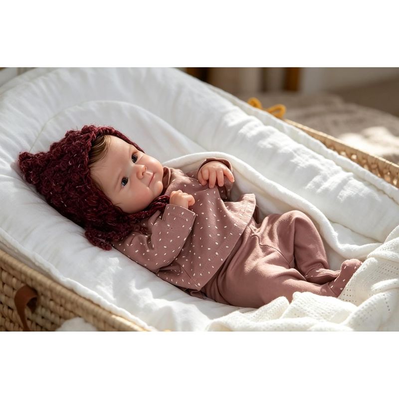 Muñeca Bebe Reborn Zero Pam Bettie Silicona Cuerpo Completo 45 cm