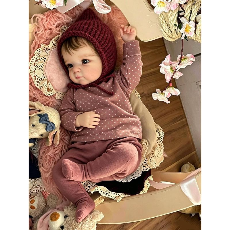 Muñeca Bebe Reborn Zero Pam Bettie Silicona Cuerpo Completo 45 cm