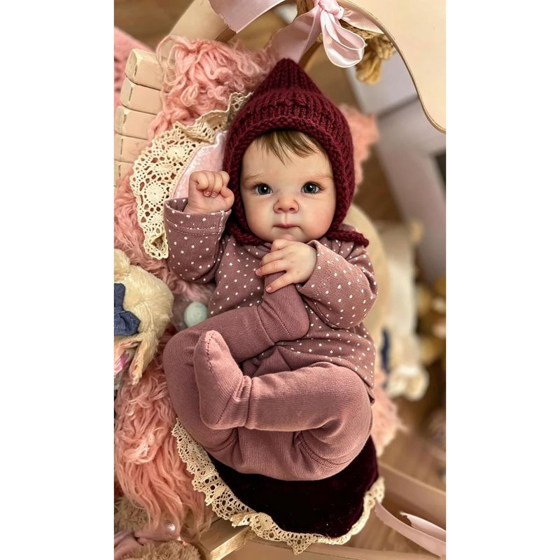 Muñeca Bebe Reborn Zero Pam Bettie Silicona Cuerpo Completo 45 cm