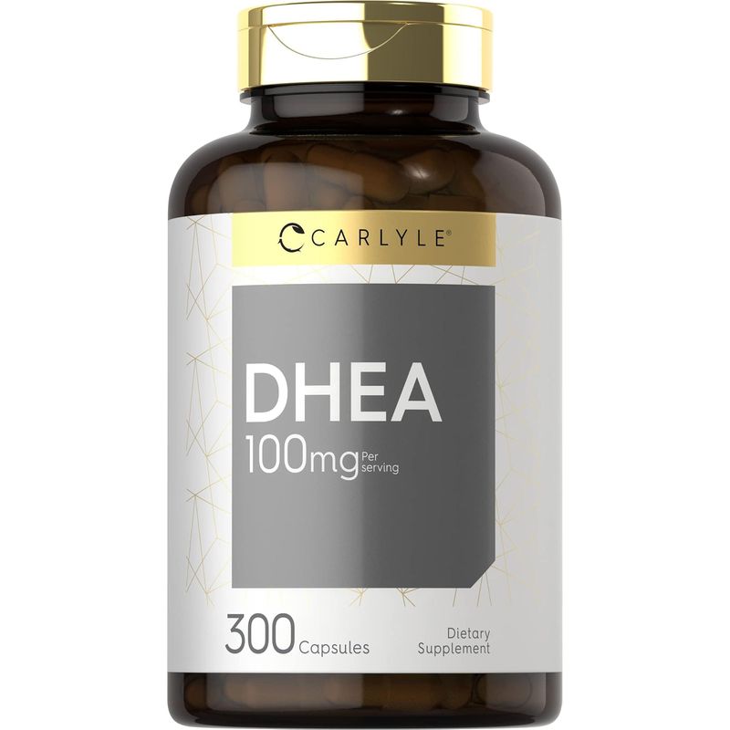 Suplemento DHEA Carlyle 100 Mg 300 Cápsulas